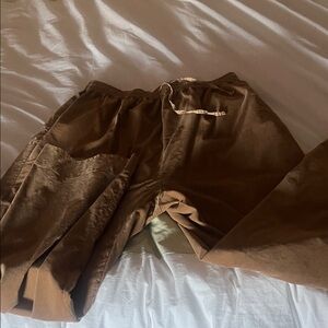 Women’s soft Italian corduroy pants from Kick Pleat in Austin